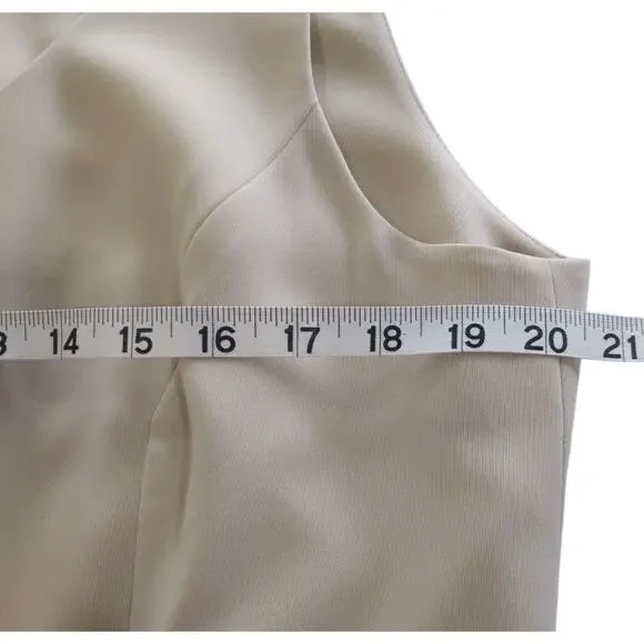 VTG Kasper Suit Jacket / Top Blouse Set Women's 14P 14 Petite Black Tan Career - Picture 15 of 16